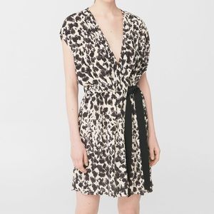 Mango Piano Black and White Summer Dress